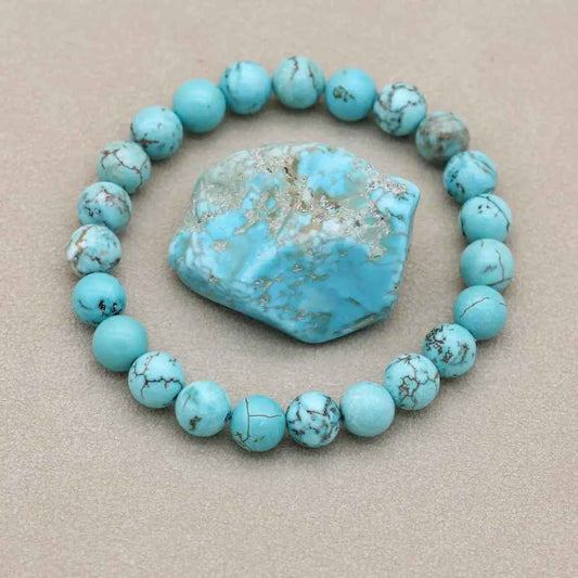 Avenly - Turquoise Parelarmband